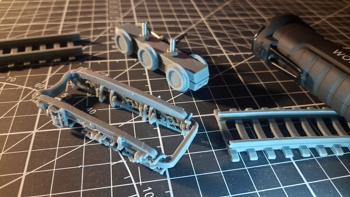 Тележка ТЭП70 разборная в масштабе h0 1:87